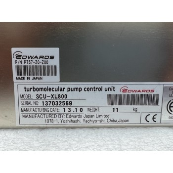 Edwards PT57-Z0-Z00 SCU-XL800 Turbomolecular pump control unit